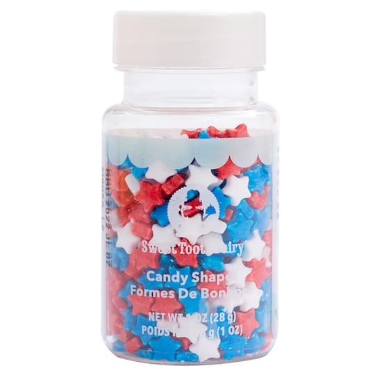 Sweet Tooth Fairy&#xAE; Red, White &#x26; Blue Star Candies, 1oz.